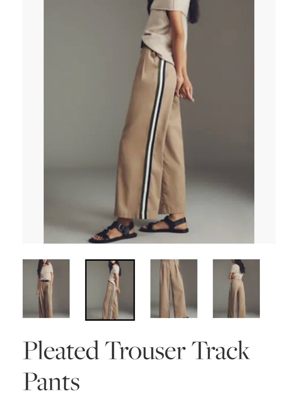 Maeve Pleated Trouser Track Pants Size 12